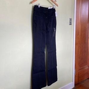 Black High Rise Flare Jeans